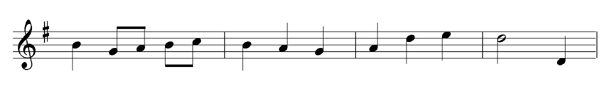 notated example