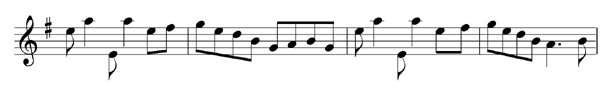 notated example