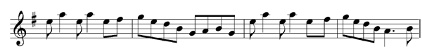 notated example